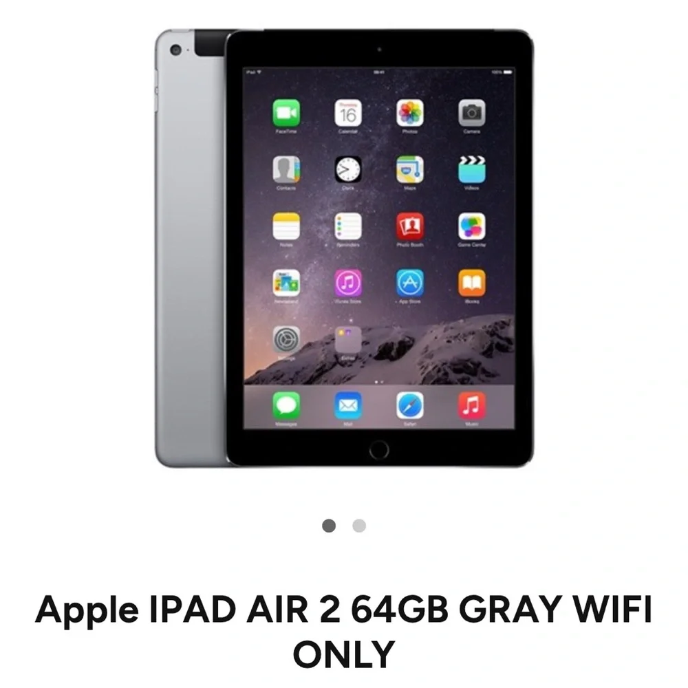 Apple IPAD AIR 2 64GB GRAY WIFI ONLY